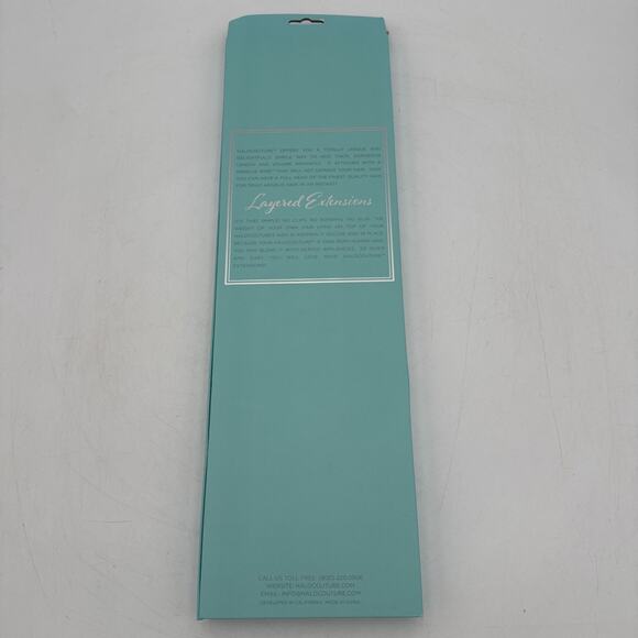 Halo couture 22" Layered Hair extension Balayage 100% Real Human Hair Color B613 - Picture 8 of 15